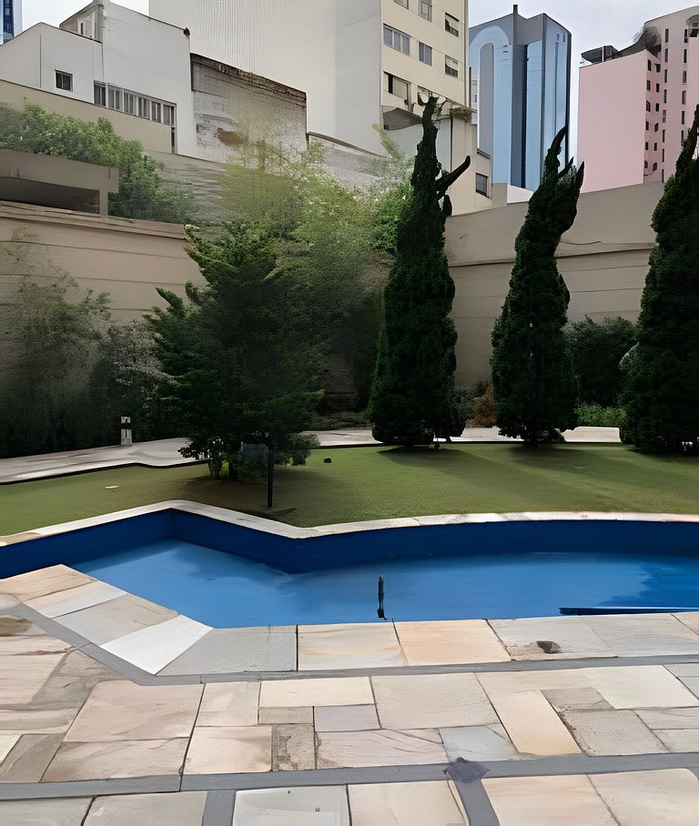 ADD Flat Pinheiros - Superior com sofá cama