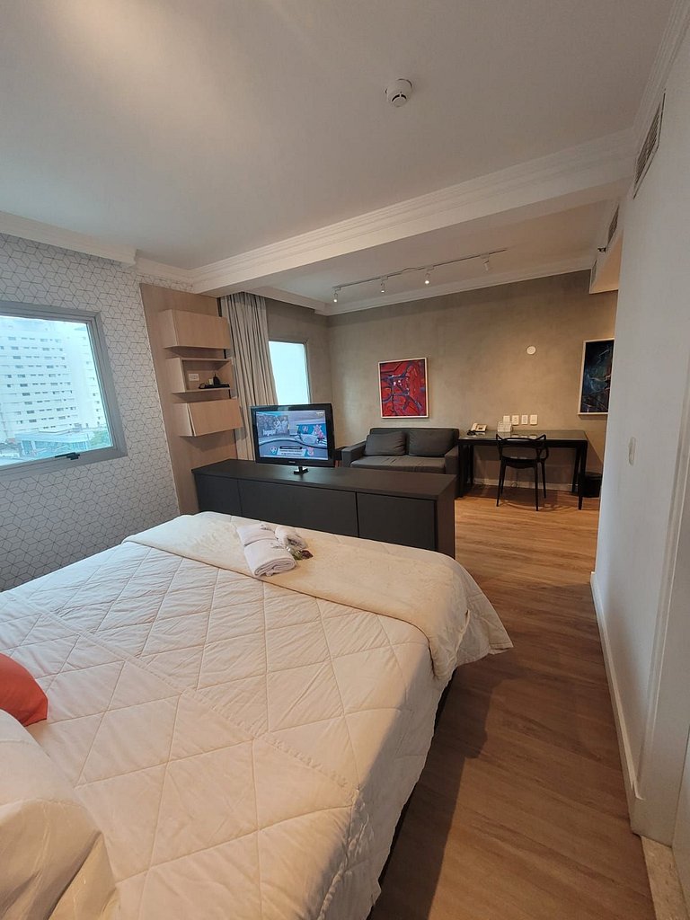 ADD FLAT Oscar Freire - Superior com Sofá Cama