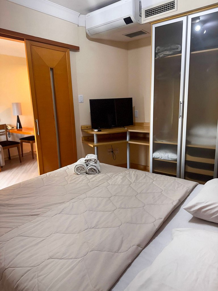 ADD Flat Pinheiros - Superior com sofá cama