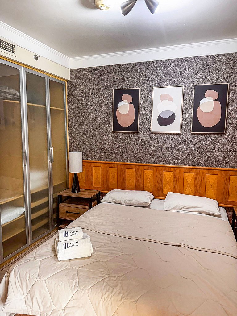 ADD Flat Pinheiros - Superior com sofá cama