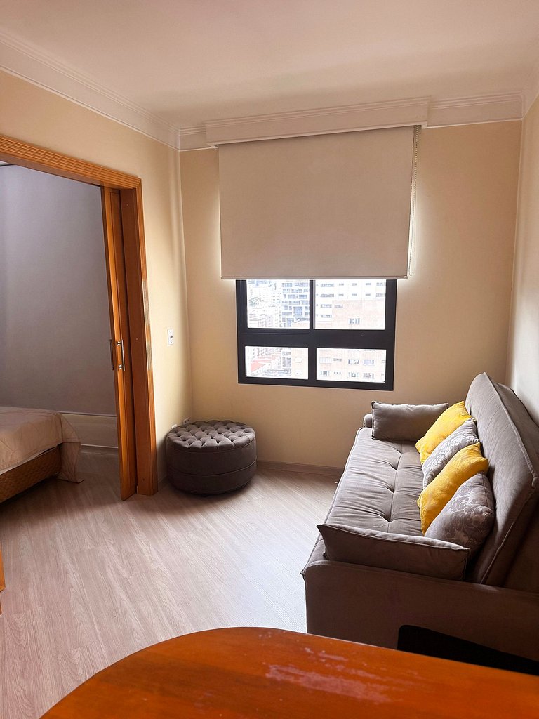 ADD Flat Pinheiros - Superior com sofá cama