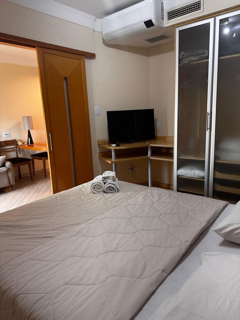 ADD Flat Pinheiros - Superior com sofá cama